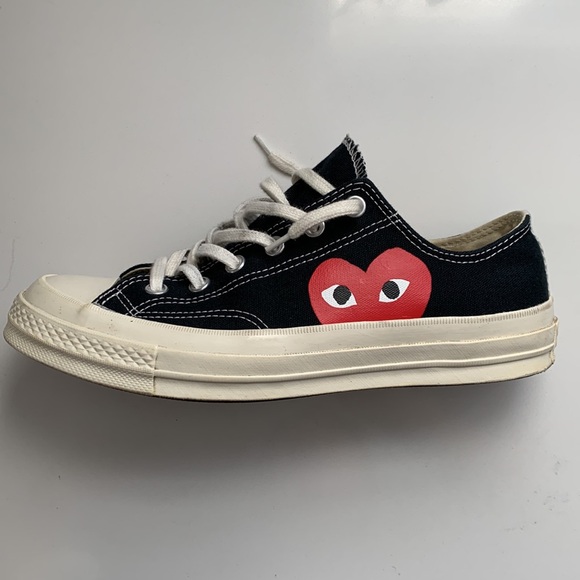 CONVERSE X COMME DES GARÇON PLAY Chuck Taylor '70 Sneakers - Picture 3 of 11